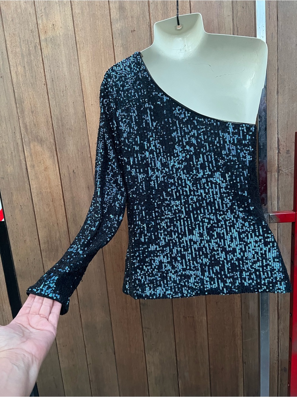 White House Black Market Black Top with Branded Tag